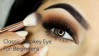 Beginners Smokey Eye Makeup Tutorial  Parts of the Eye  How To Apply Eyeshadow [upl. by Calvina]