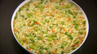 Marco Pierre White recipe for Spring Veg Risotto [upl. by Ruben548]