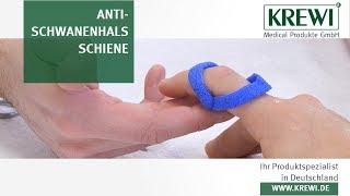 2 AntiSchwanenhalsSchiene Schwanenhalsring  Schwanenhalsdeformität  Ergotherapie [upl. by Ytisahcal]