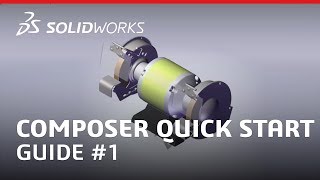 SOLIDWORKS Composer Quick Start Guide 1 Importing amp Navigating CAD Assemblies [upl. by Ahcsat]