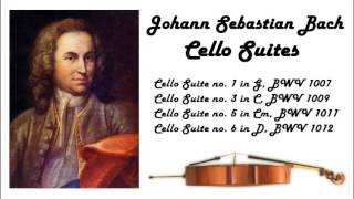 Johann Sebastian Bach  Cello suites in 432 Hz great for reading or studying [upl. by Averill]