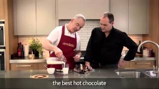 How to make a hot chocolate using an aerolatte milk frother [upl. by Idorb999]