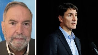 Tom Mulcair Questions are going to continue on PM Trudeaus future [upl. by Pressey]