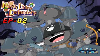 Pleasant Goat and Big Big Wolf  Mighty Little Defenders EP02 Children Animation  Full English [upl. by Awra]