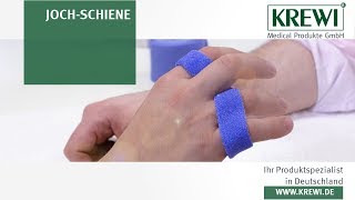 4 JochSchiene  Strecksehnenverletzung Zone VVII  Ergotherapie [upl. by Yderf]