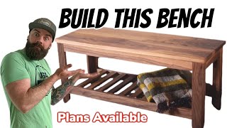 How To Build a Bench  Easy DIY Bench [upl. by Sorazal]