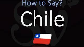 How to Pronounce Chile CORRECTLY [upl. by Anelhtak]