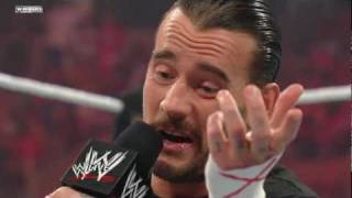 Raw CM Punk discusses his plans for Money in the Bank [upl. by Ahsinotna]