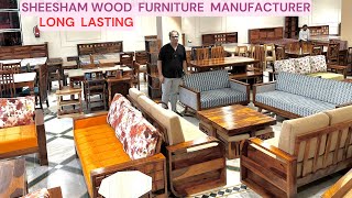 Durable Sheesham Wood Space Saving Furniture at Guaranteed Low Price Sofa Beds Dining Table Wardrobe [upl. by Aynna]