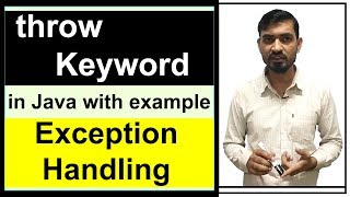 throw Keyword in Java Exception Handling with Example in Hindi [upl. by Margalit772]