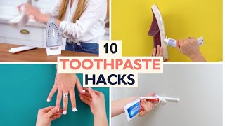 10 Ways to Use Toothpaste Around the House  Toothpaste Hacks [upl. by Allisirp]