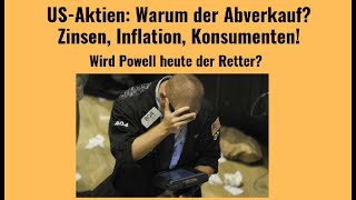 USAktien Warum der Abverkauf Zinsen Inflation Konsumenten Videoausblick [upl. by Iaht]