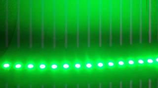 LED Lights Example ColorBright Super Bright Green LED Flexible Strip [upl. by Towny]