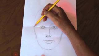 How To Draw a Quick Simple and Easy SelfPortrait [upl. by Haleemaj]