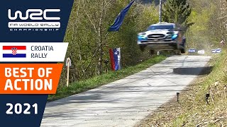 Best of rally action Croatia Rally 2021 [upl. by Lachman55]