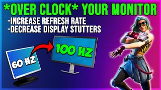 How to OverClock Your 60Hz Monitor  Increase Refresh Rate  Nvidia amp AMD Upto 100Hz [upl. by Annoid]