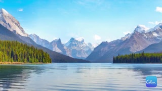 Calming Jasper Lake Scene [upl. by Knarf]