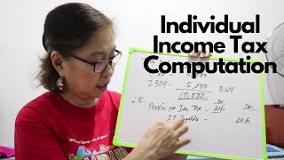 How To Compute Individual Income Tax Train LawPhl [upl. by Reffinej]