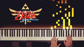 Zelda Skyward Sword Ballad of the Goddess Piano [upl. by Forrer603]