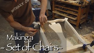 Queen Anne Chair Building Process by Doucette and Wolfe Furniture Makers [upl. by Clougher]