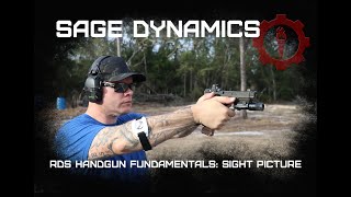 RDS Handgun Fundamentals Sight Picture [upl. by Dlanigger56]