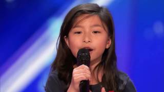 Celine Tam sings quotMy Heart Will Go Onquot on AGT 2017 With Judge Comments [upl. by Ritz301]