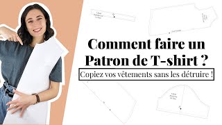 Comment Faire un Patron de TShirt   Copiez vos vêtements sans les détruire [upl. by Namor]