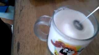 Aerolatte Review Frothing Cold Milk In Under 1 Minute [upl. by Towrey]