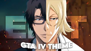 Aizen x Urahara  GTA IV Theme Edit [upl. by Einotna]