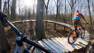 The BEST trails in Bentonville  Mountain Biking Coler Preserve in Arkansas [upl. by Ley]